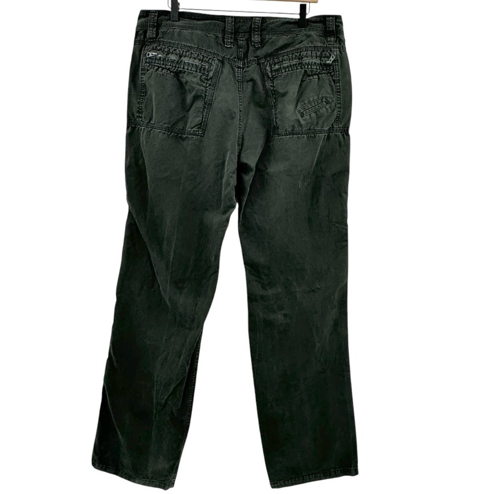 Men's Utility Pants Faded Black Tactical Straight Leg Cool Accents | 36” x 33” - Picture 7 of 13
